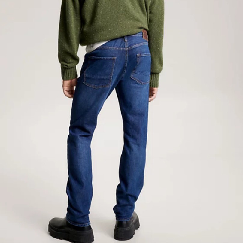 TOMMY HILFIGER Tiesūs džinsai  vyrams, Mėlyna, Straight denton str rouse 3