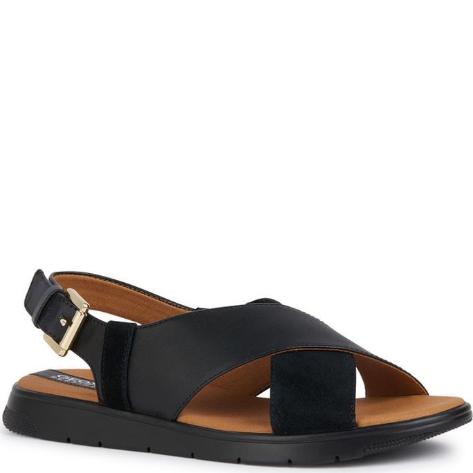 GEOX Basutės moterims, Juoda, Dandra sandals 2