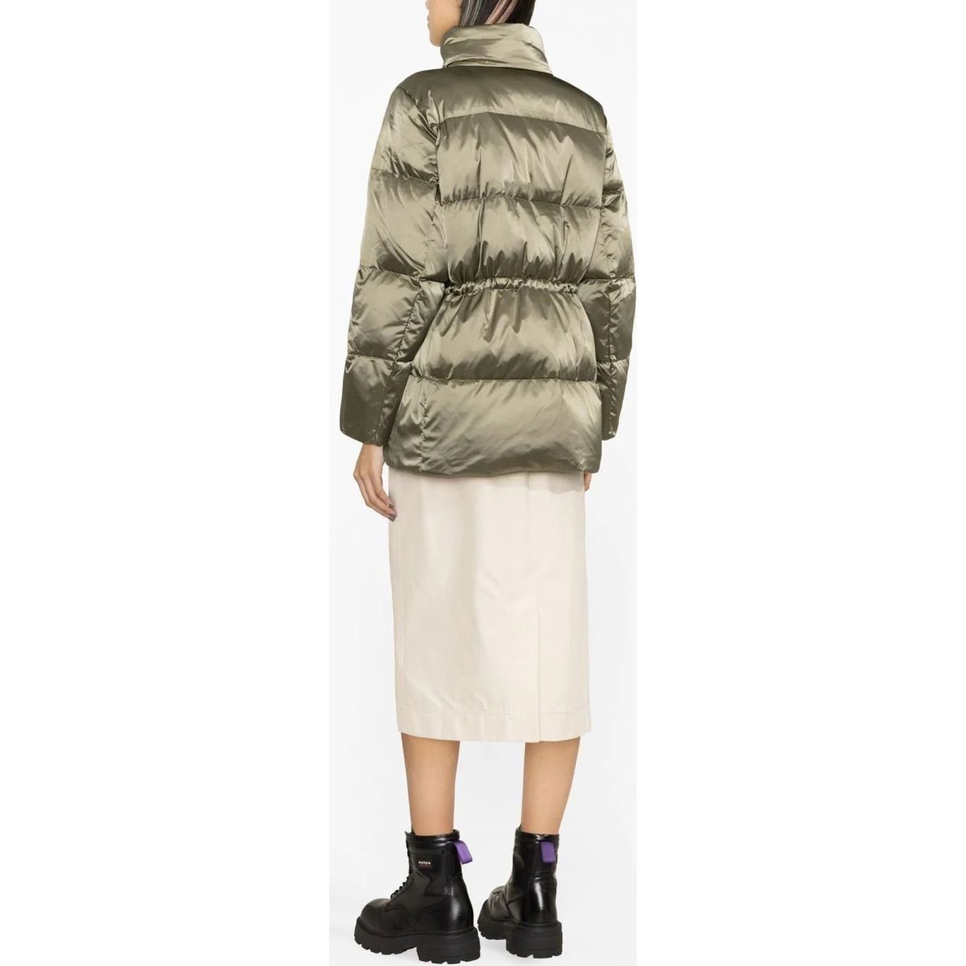 CALVIN KLEIN Pūkinis paltas moterims, Žalia, Padded Coats 3