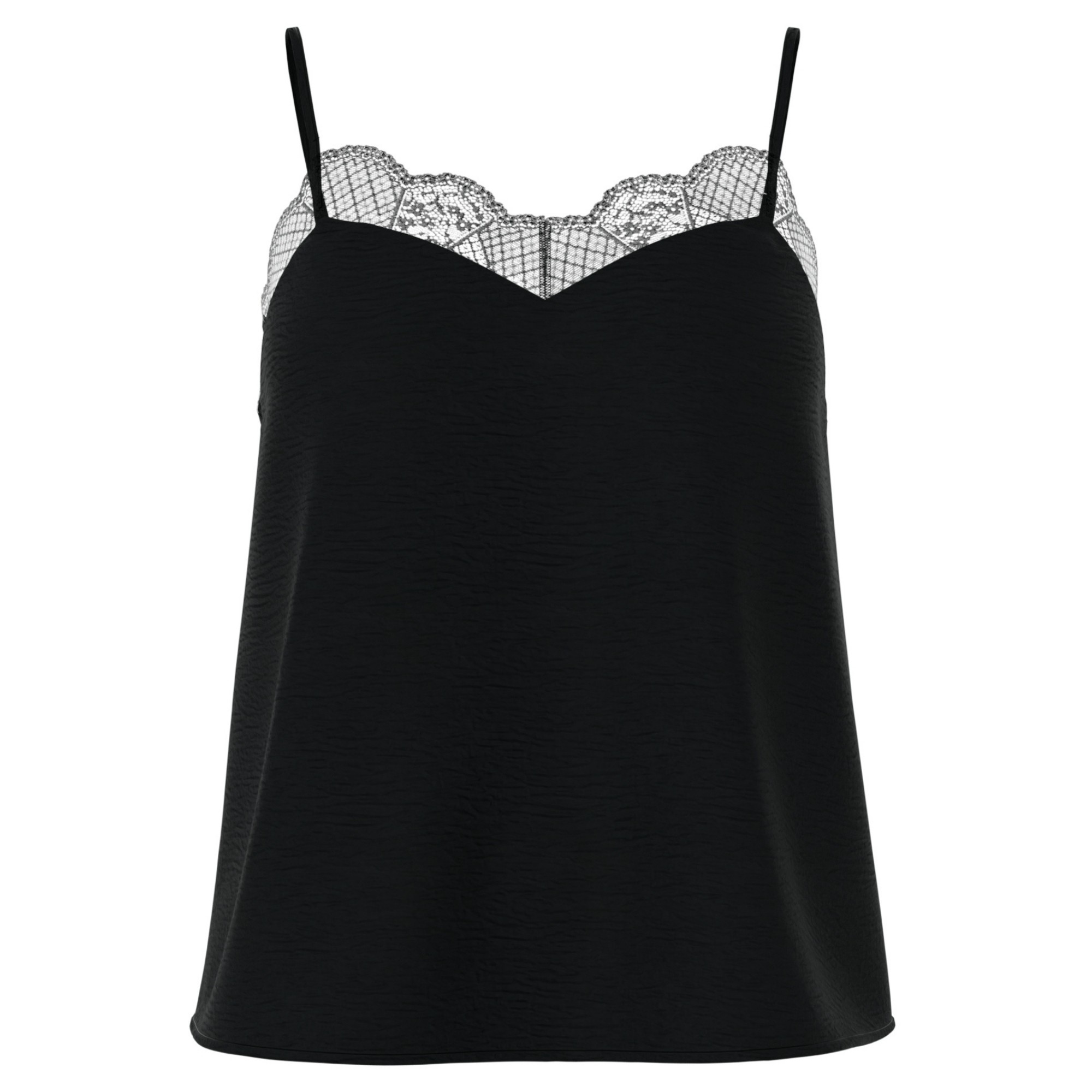 PIECES Marškiniai be rankovių moterims, Juoda, Tiffany 1