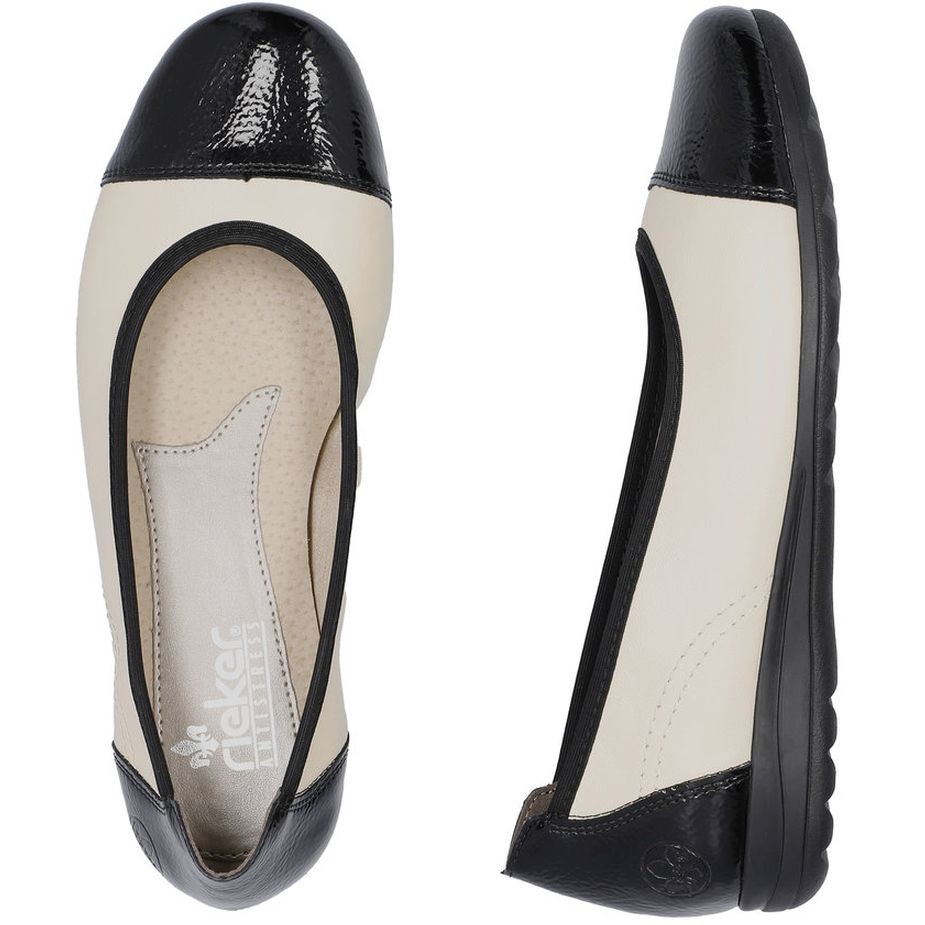 RIEKER Balerinos moterims, Balta, BALLERINAS 11