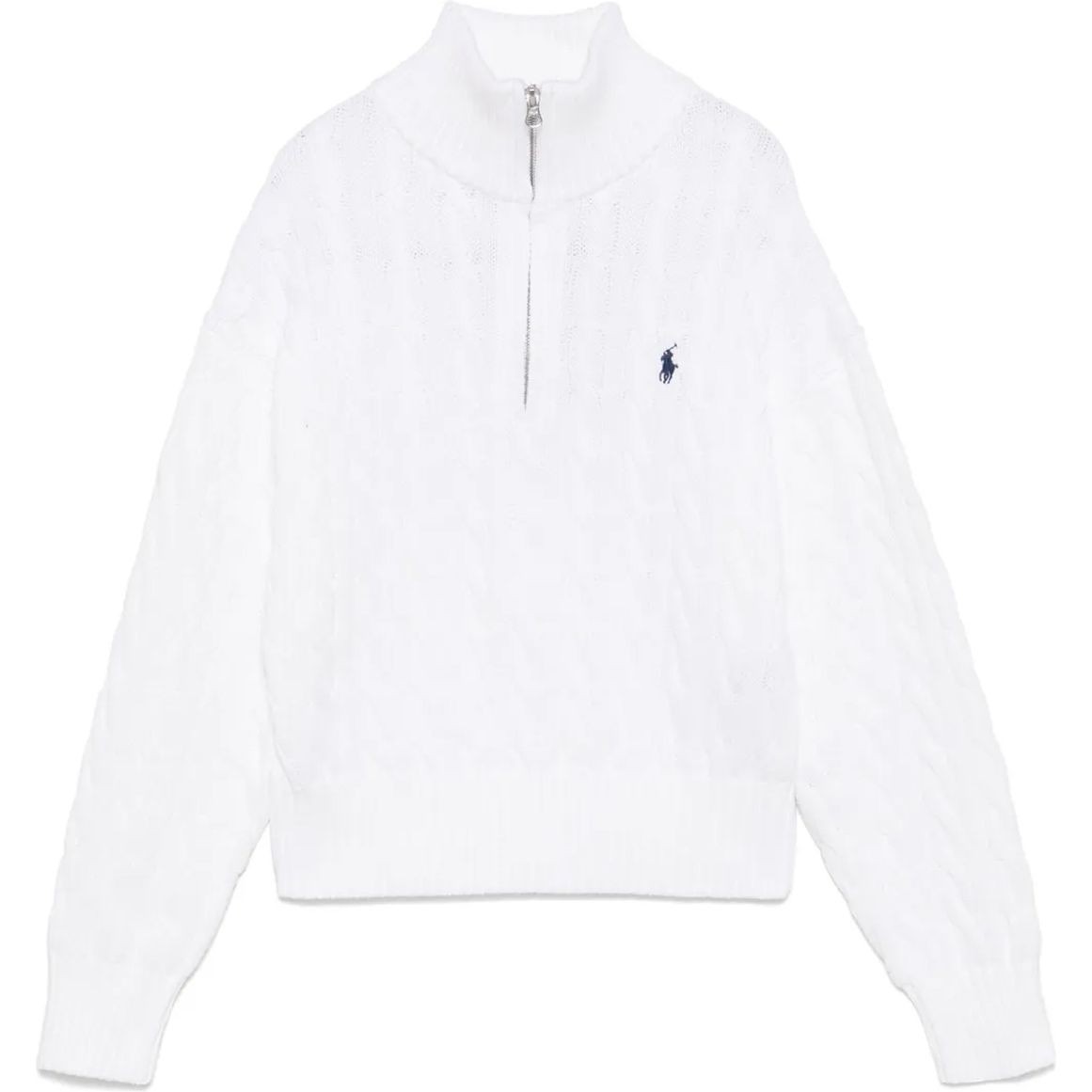 POLO RALPH LAUREN Megztinis moterims, Balta, Long sleeve-pullover