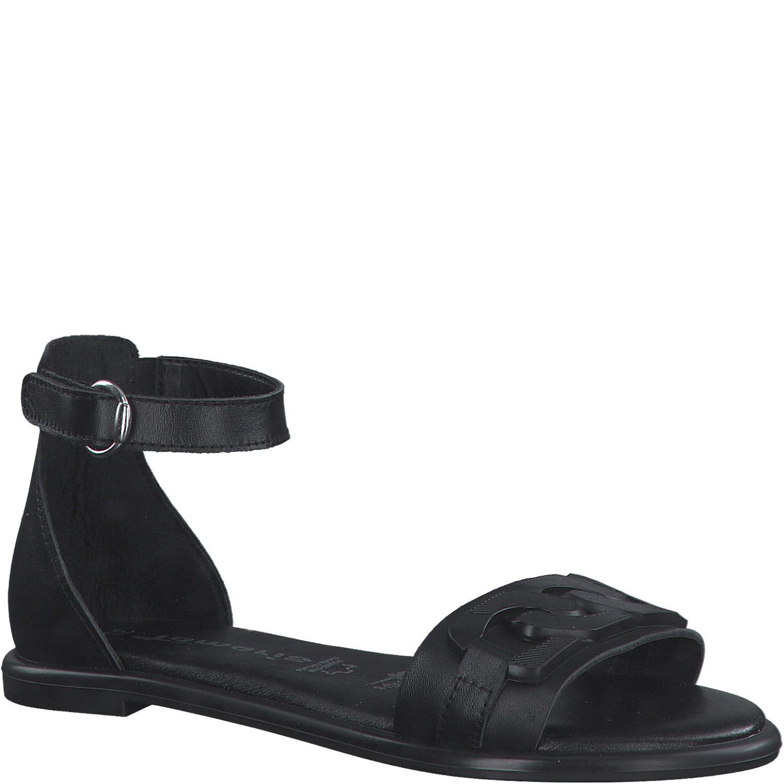 TAMARIS Basutės moterims, Juoda, SANDALS 1