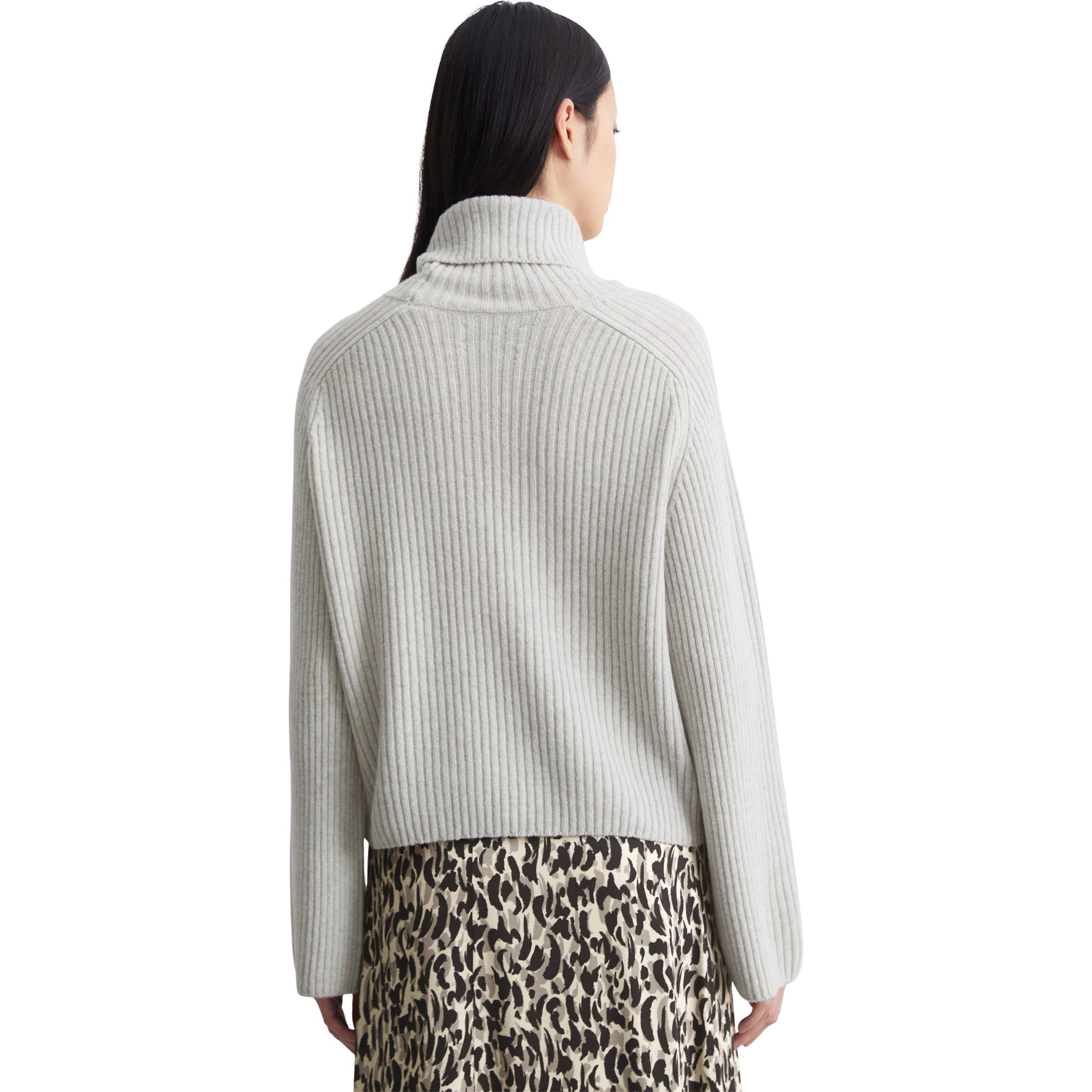 MARC O'POLO Megztinis su kaklu moterims, Pilka, Turtleneck 410621160585 3