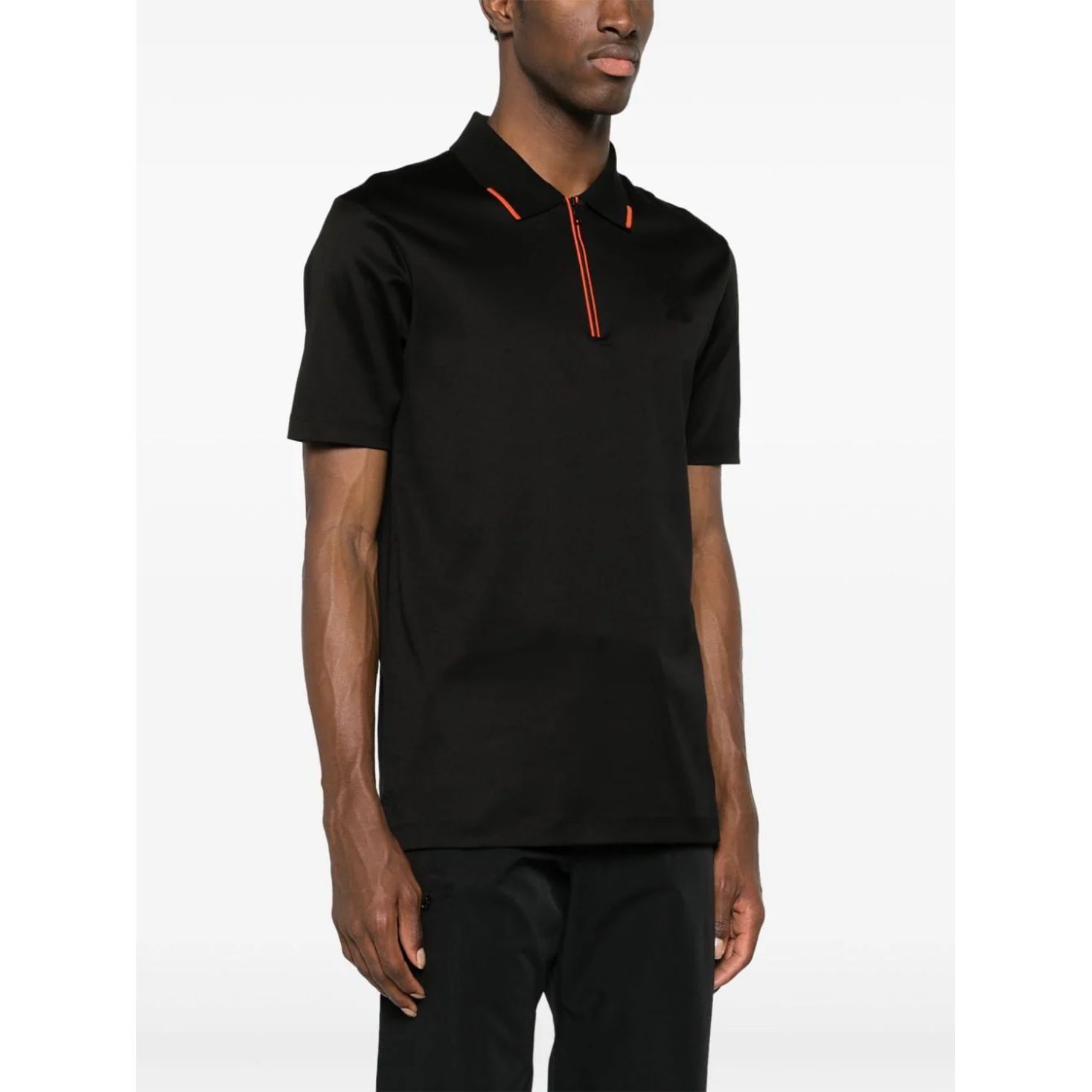 PAULNSHARK Polo marškiniai trumpos rank. vyrams, Juoda, Short sleeve polo 3