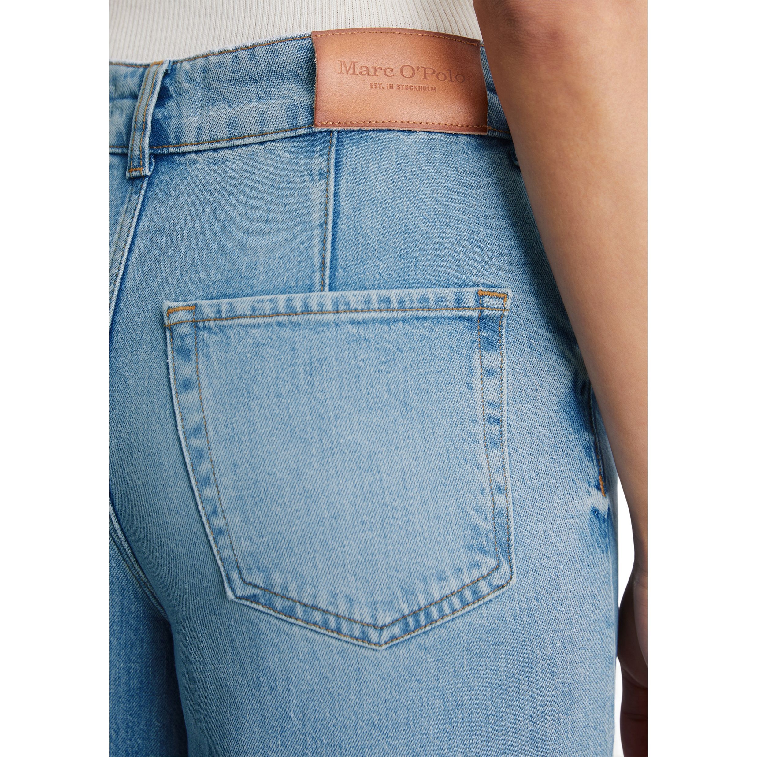 MARC O'POLO Platūs džinsai moterims, Mėlyna, Wide leg 500910212067 4