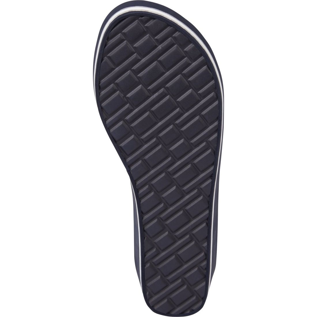 TOMMY HILFIGER Šlepetės moterims, Mėlyna, Webbing wedge sandal 4