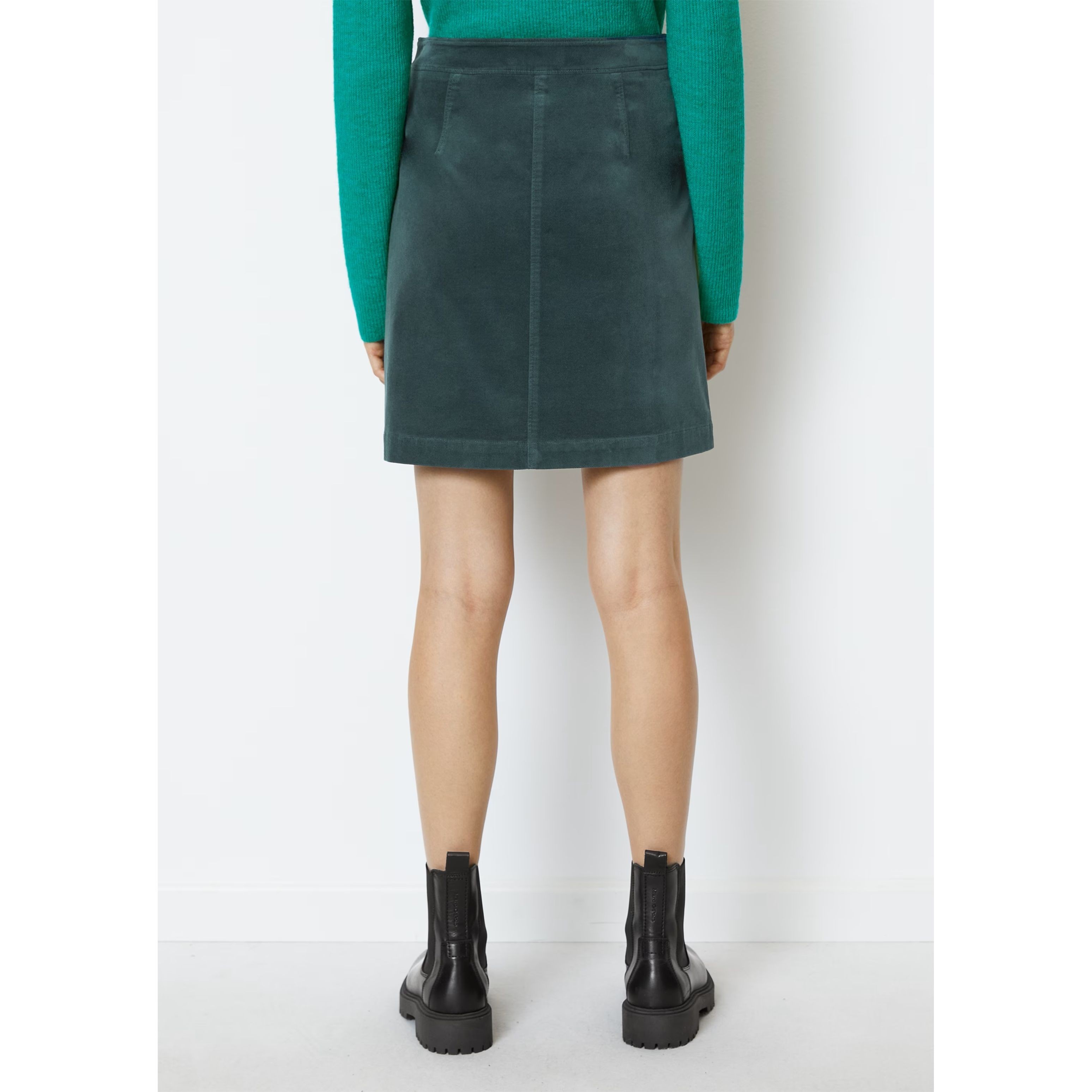 MARC O'POLO Midi sijonas moterims, Žalia 3