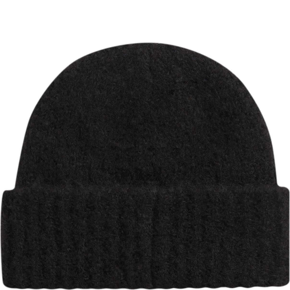 CALVIN KLEIN Kepurė moterims, Juoda, Satin label  beanie 2