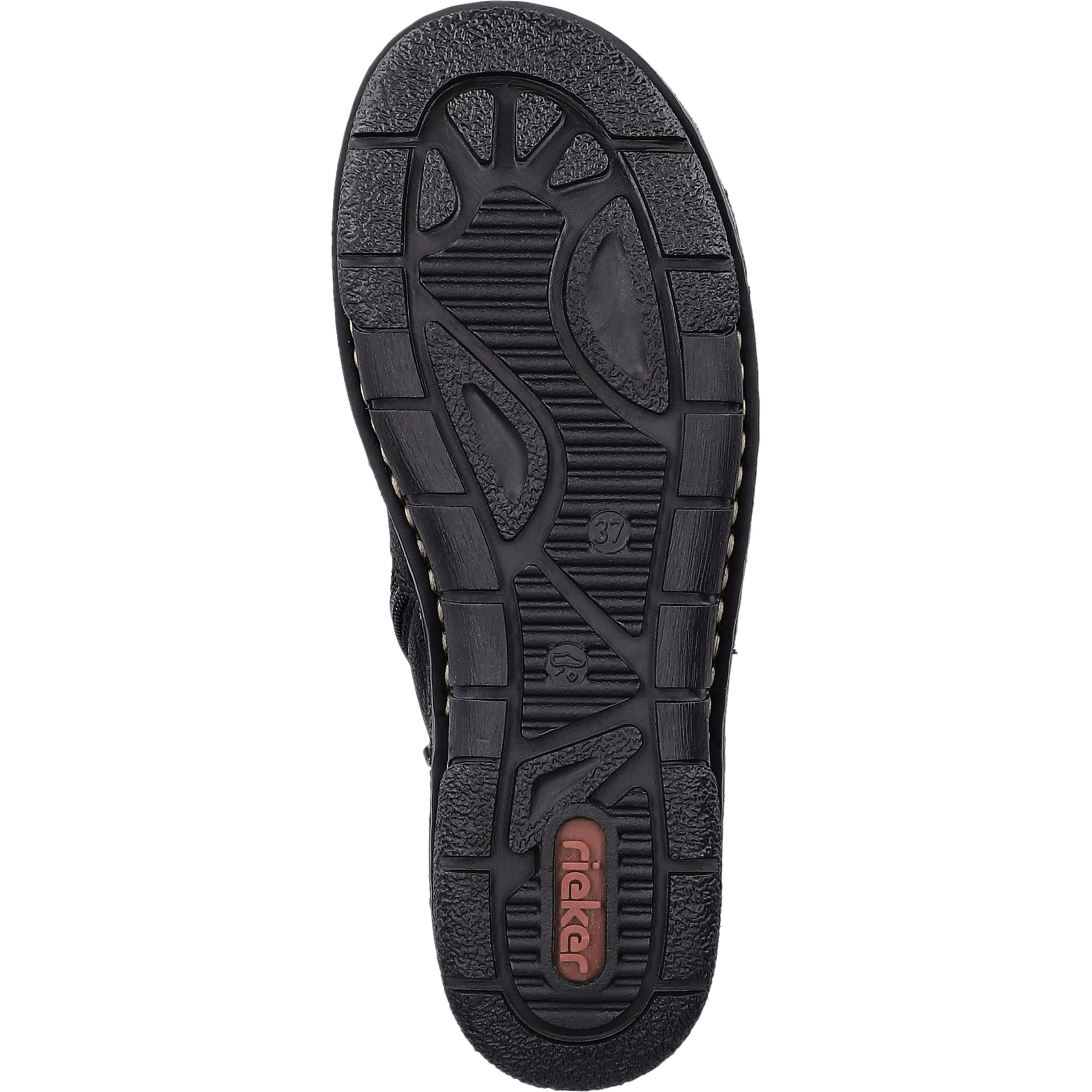 RIEKER Aulinukai moterims, Juoda, BOOTIES 4