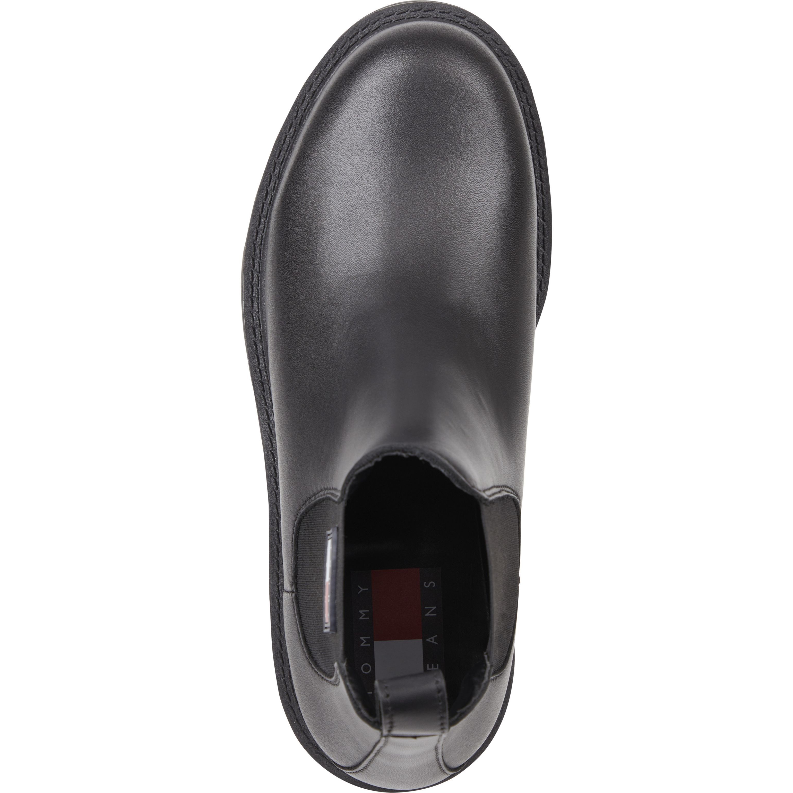 TOMMY JEANS Aulinukai vyrams, Juoda, Napa booties 3