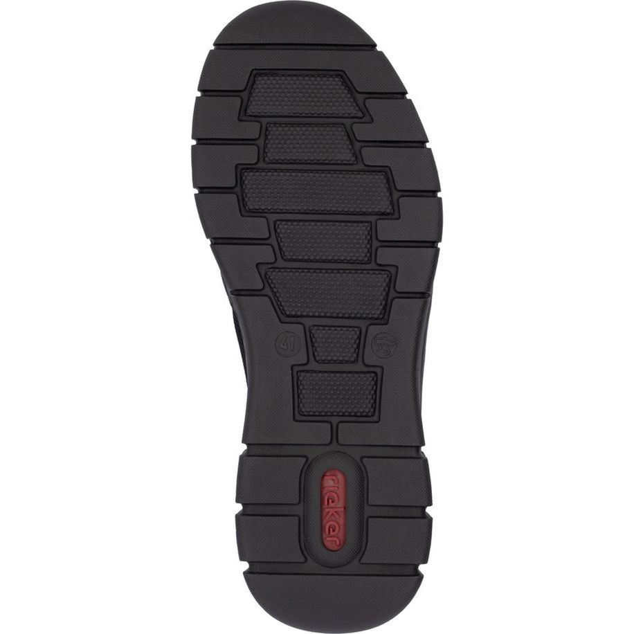 RIEKER Laisvalaikio bateliai vyrams, Juoda, Slipper 9
