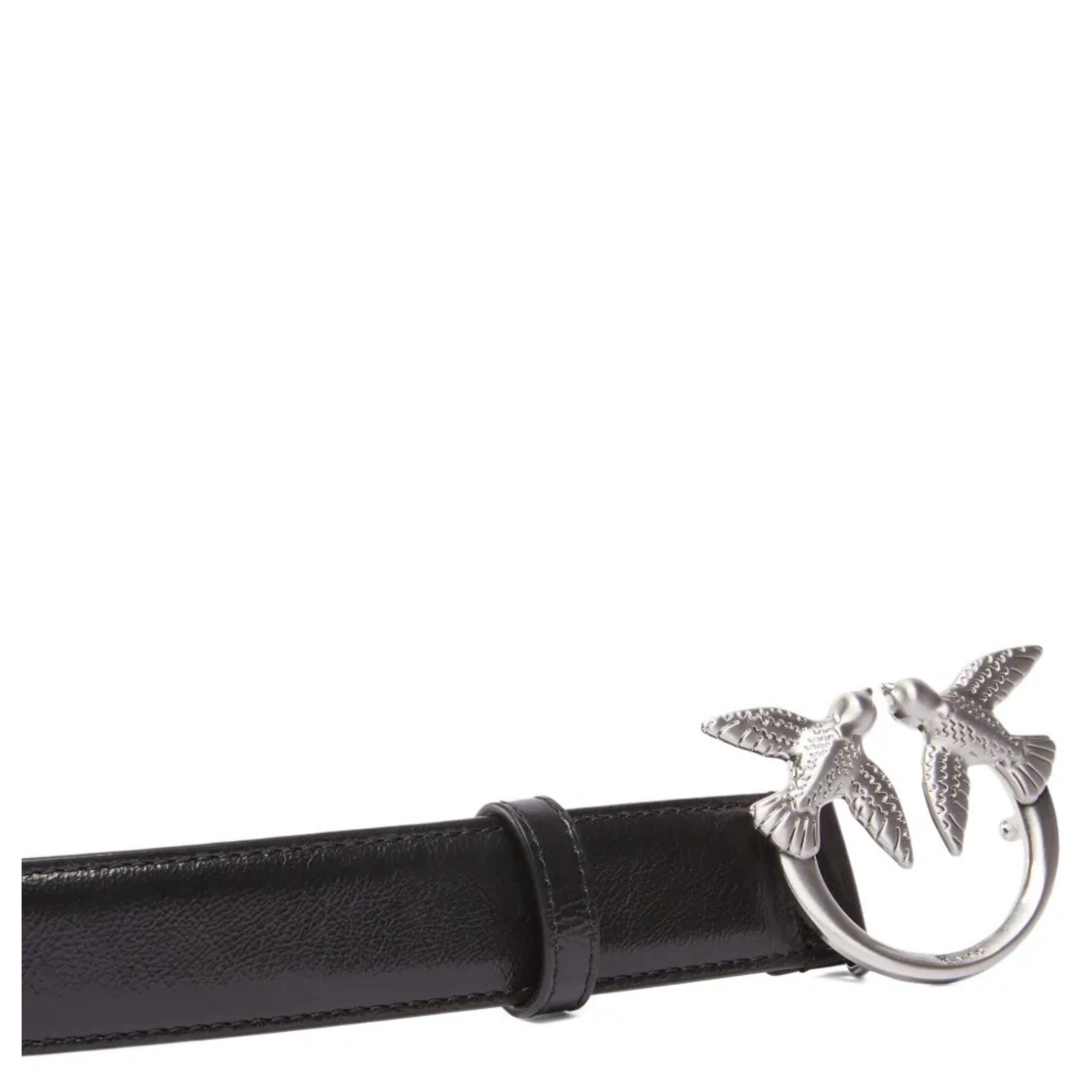 PINKO Diržas moterims, Juoda, Love berry h3 belt.low vitello 4