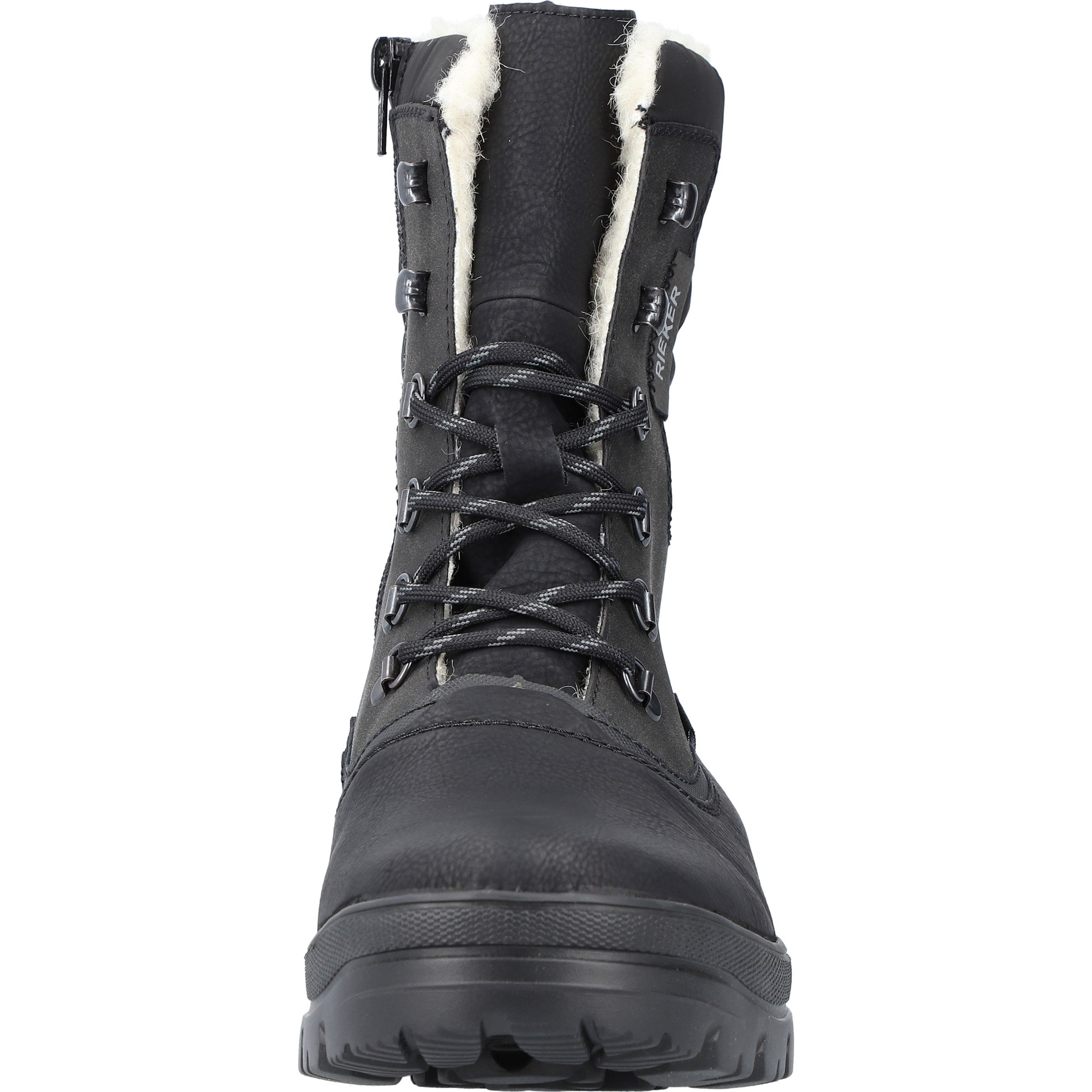 RIEKER Aulinukai vyrams, Juoda, Men's boots 9