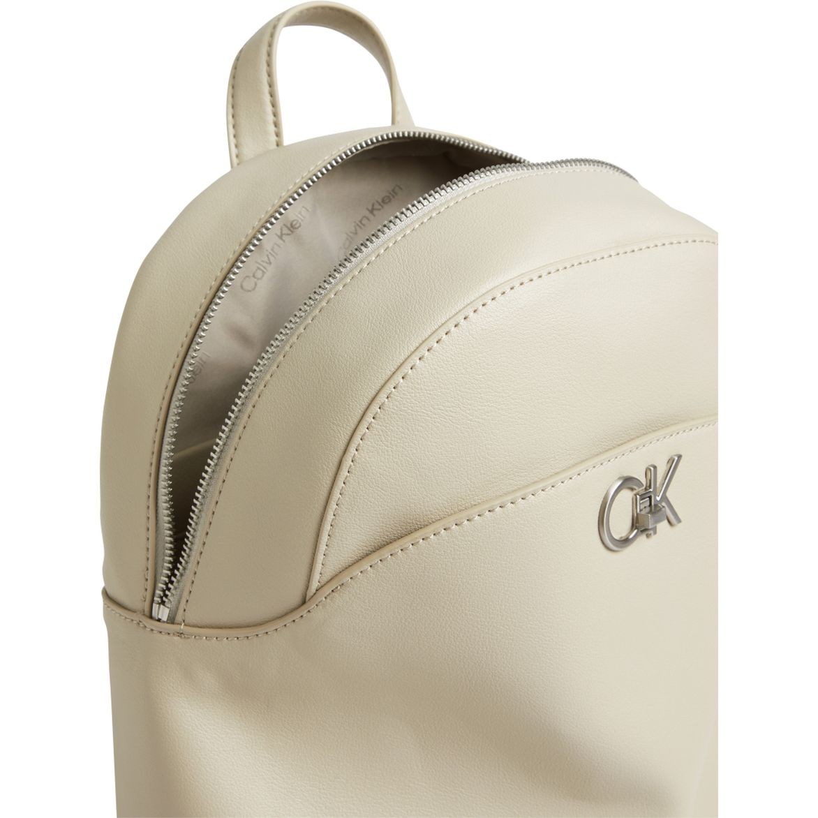 CALVIN KLEIN Kuprinė moterims, Smėlio, Re-lo domed backpack 3