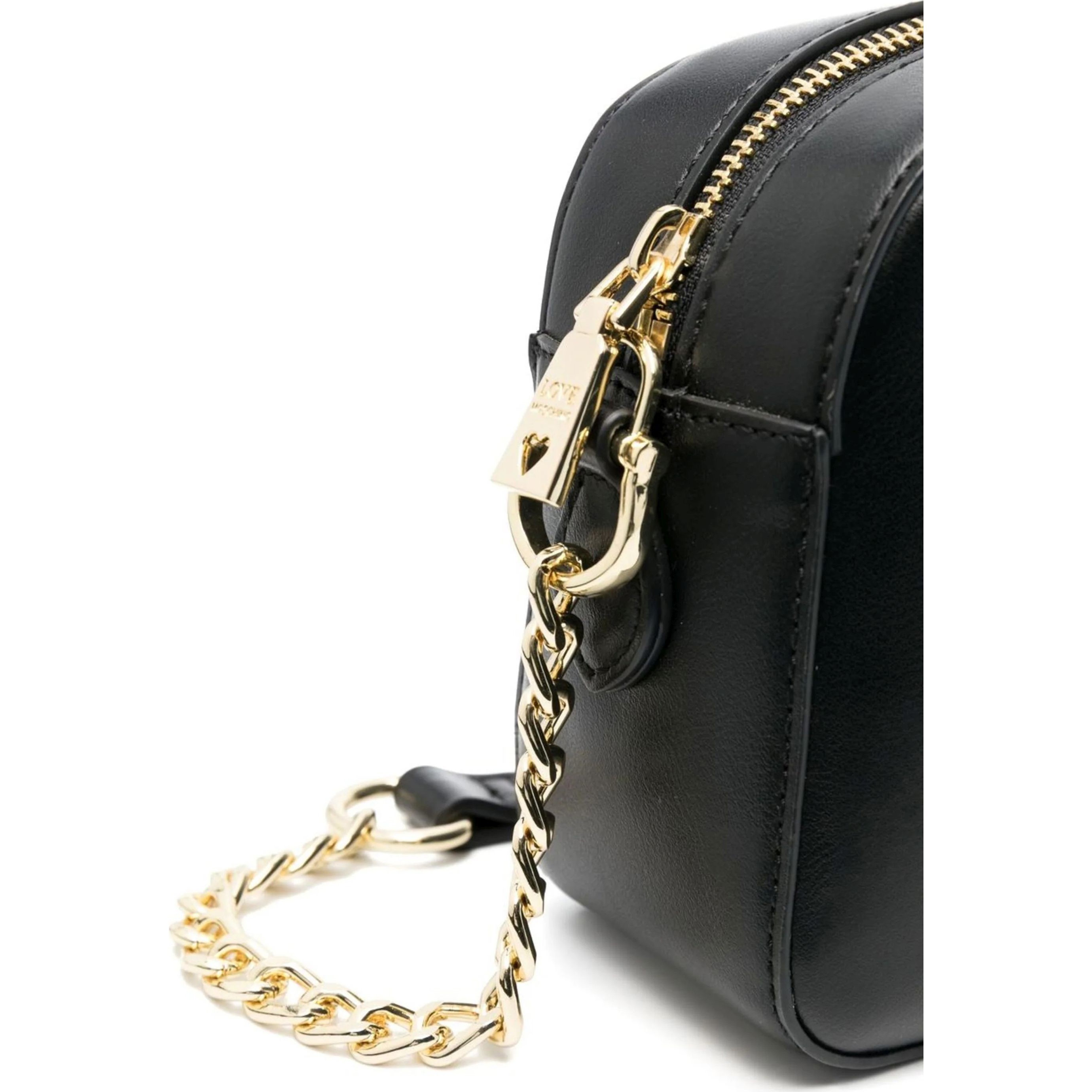 LOVE MOSCHINO Rankinė per petį moterims, Juoda, Crossbody 3