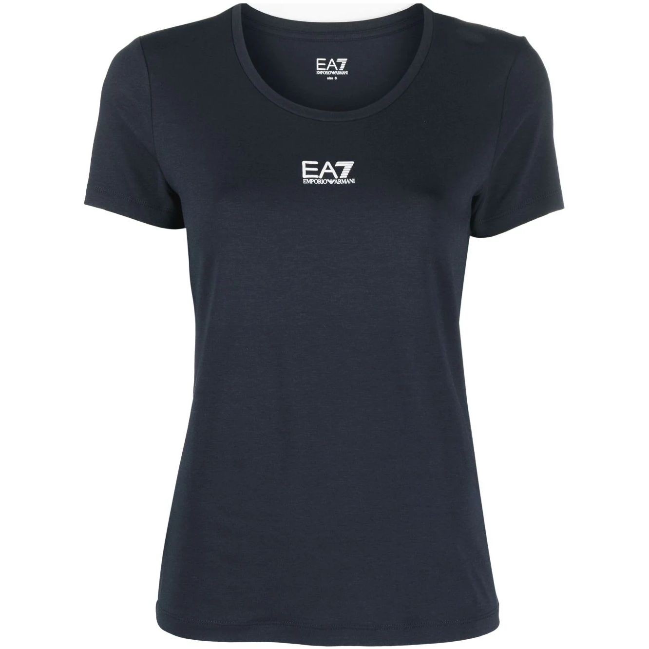 EA7 Marškinėliai trump. rankovėmis moterims, Mėlyna, T-shirt 1