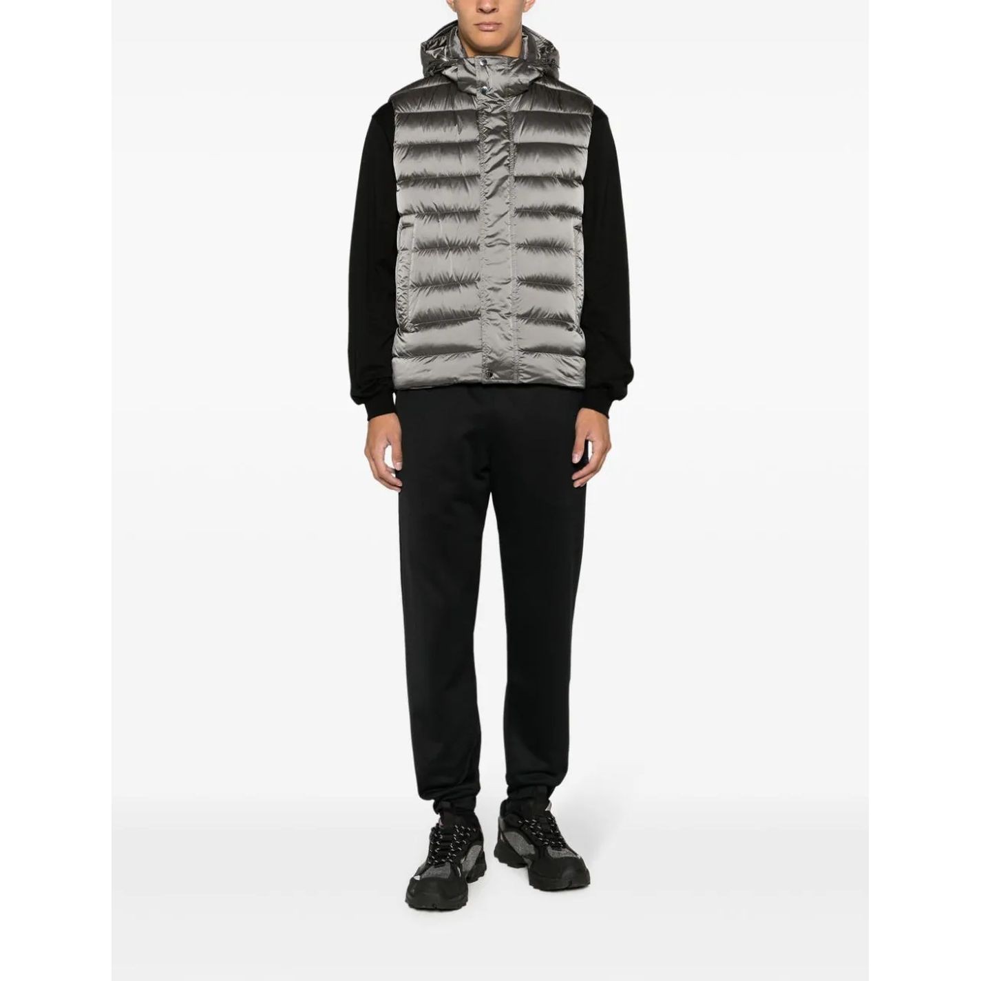 PAULNSHARK Pūkinė liemenė vyrams, Pilka, Vest 2