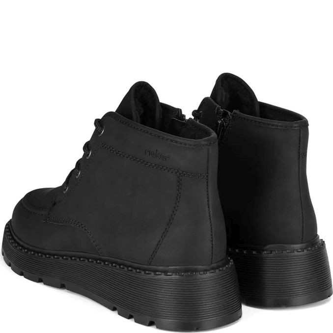 RIEKER Aulinukai moterims, Juoda, Ladies mid height boots 3