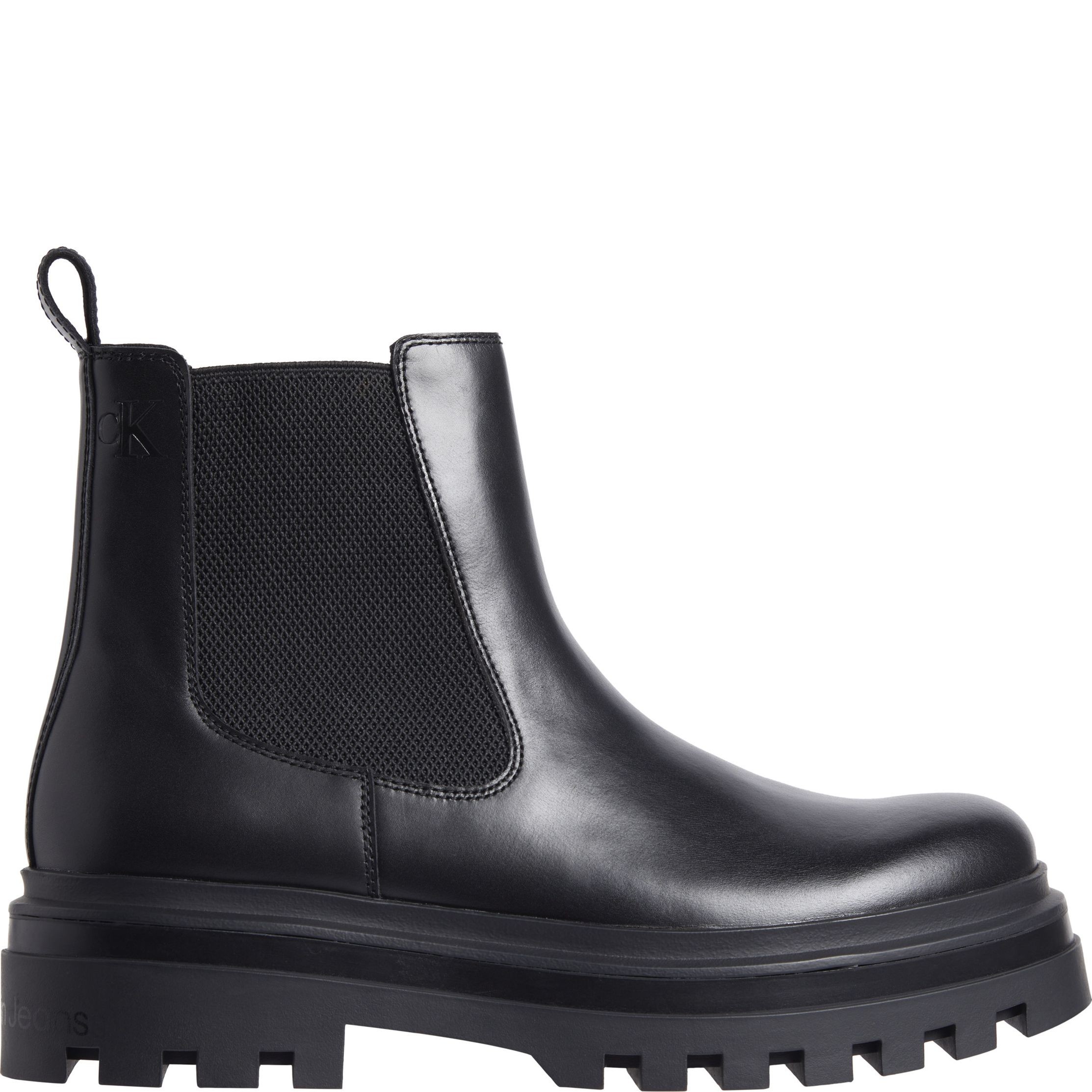 CALVIN KLEIN JEANS Aulinukai vyrams, Juoda, Lugged chelsea boot 2