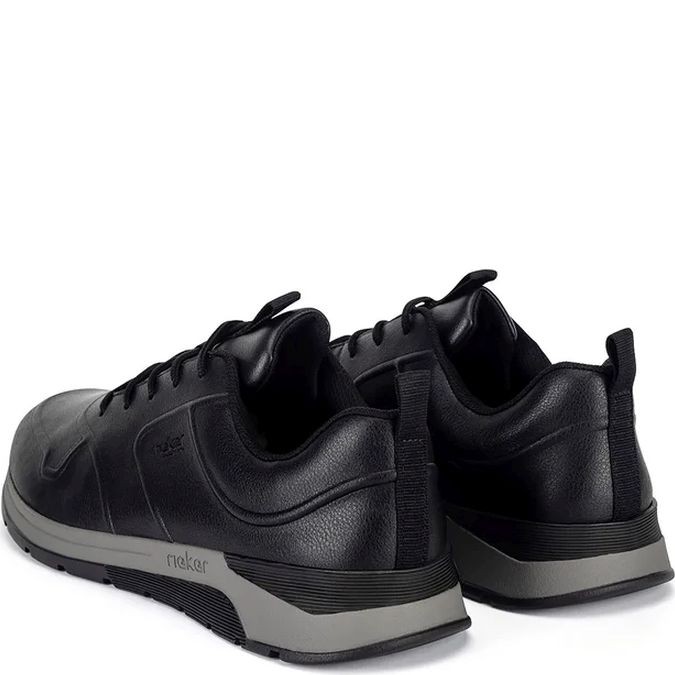 RIEKER Laisvalaikio bateliai vyrams, Juoda, Men's shoes 3