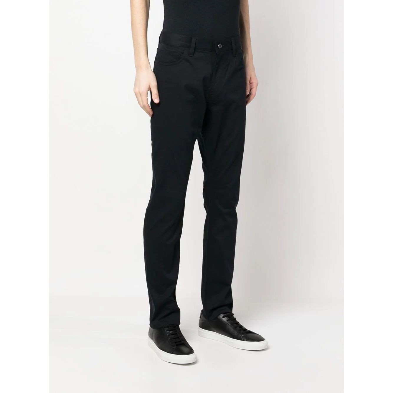 MICHAEL KORS Laisvalaikio kelnės vyrams, Juoda, Brushed moleskin 5 pocket 2