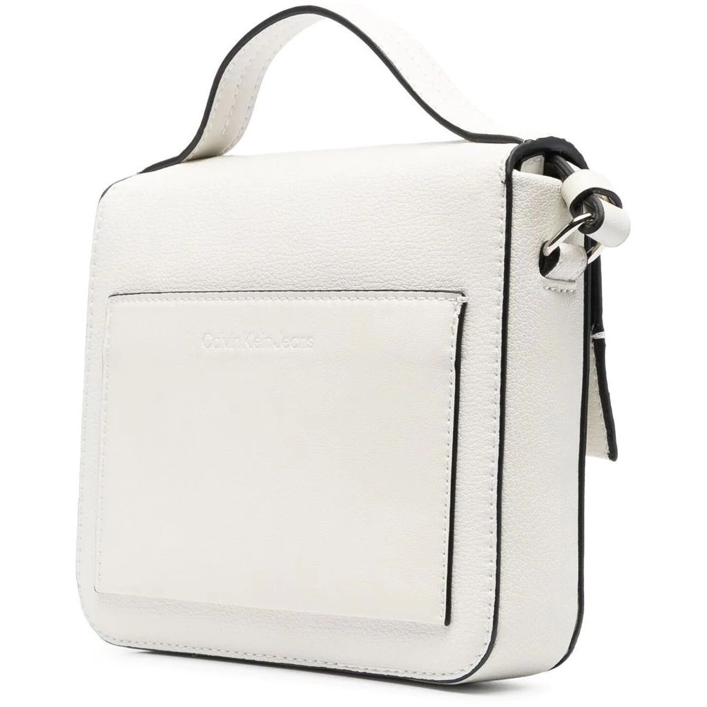 CALVIN KLEIN JEANS Rankinė per petį moterims, Smėlio, MINIMALGRAM BOXY FLAP CB19 2