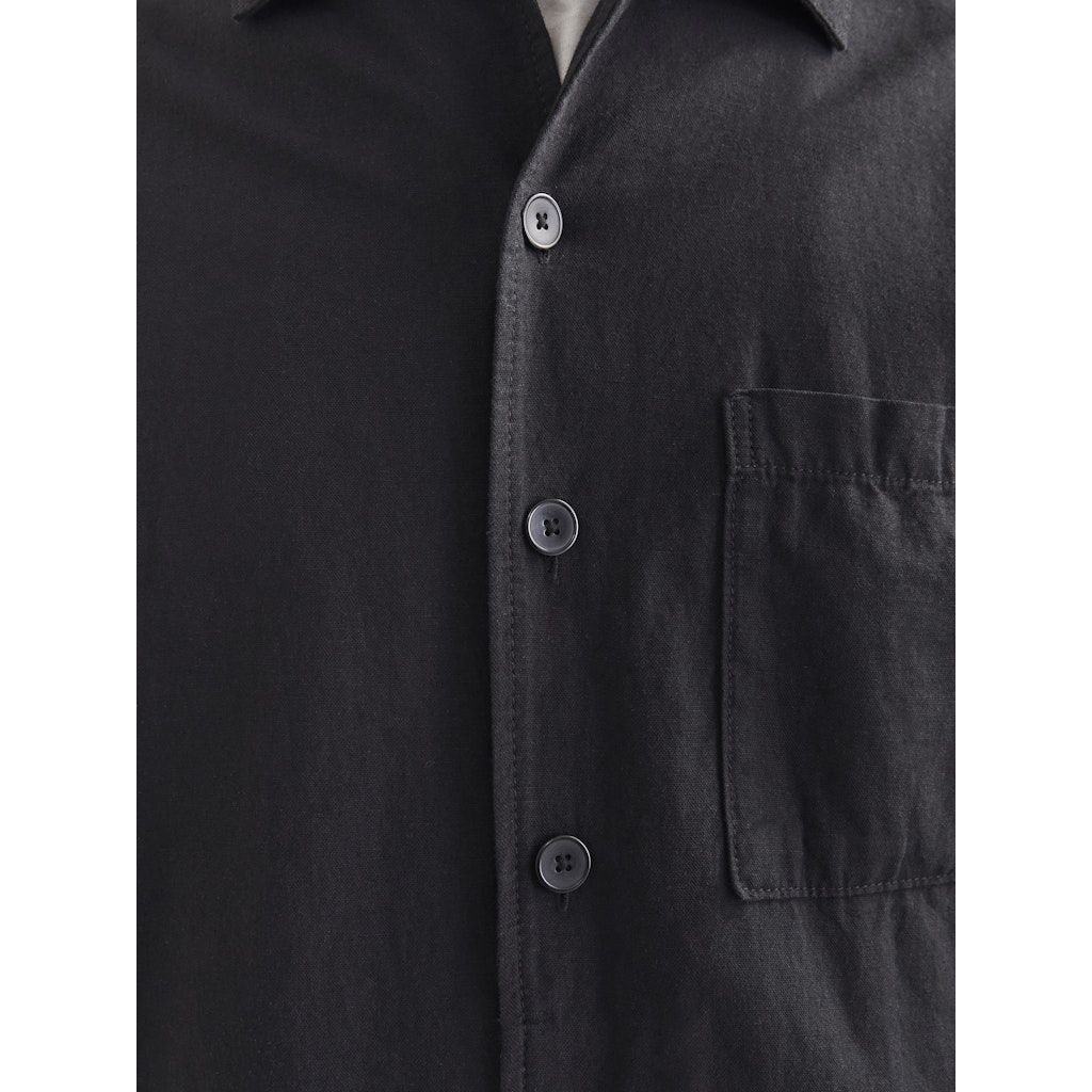 JACK & JONES Lengva striukė vyrams, Juoda, Urban edge overshirt 4