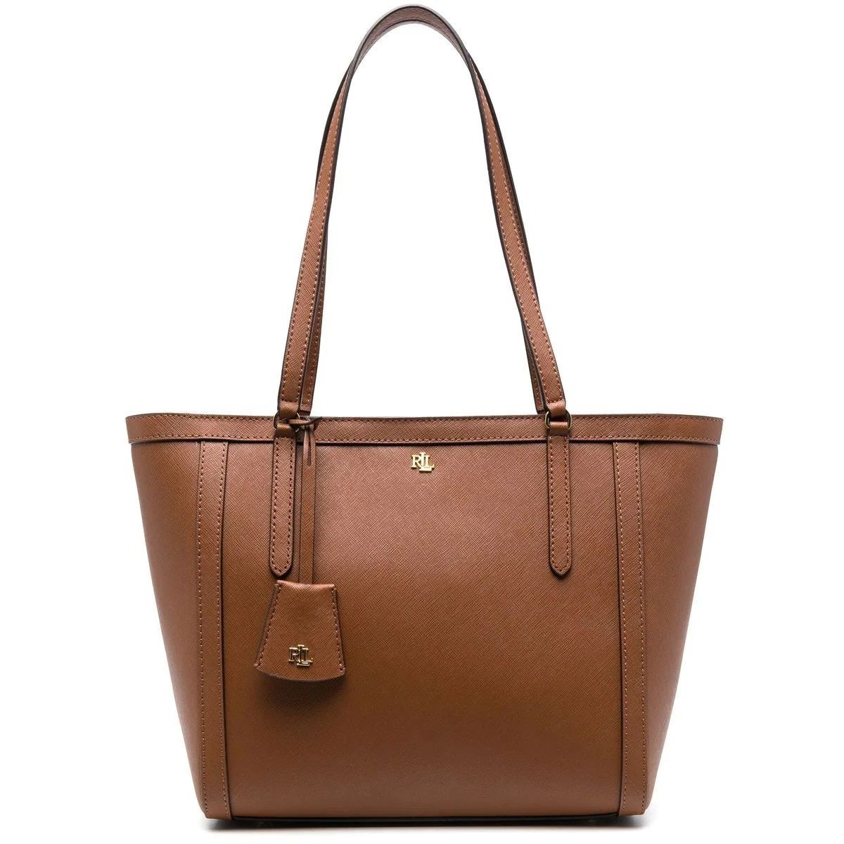 LAUREN RALPH LAUREN Pirkinių krepšys moterims, Ruda, Clare 25 medium tote bag 1