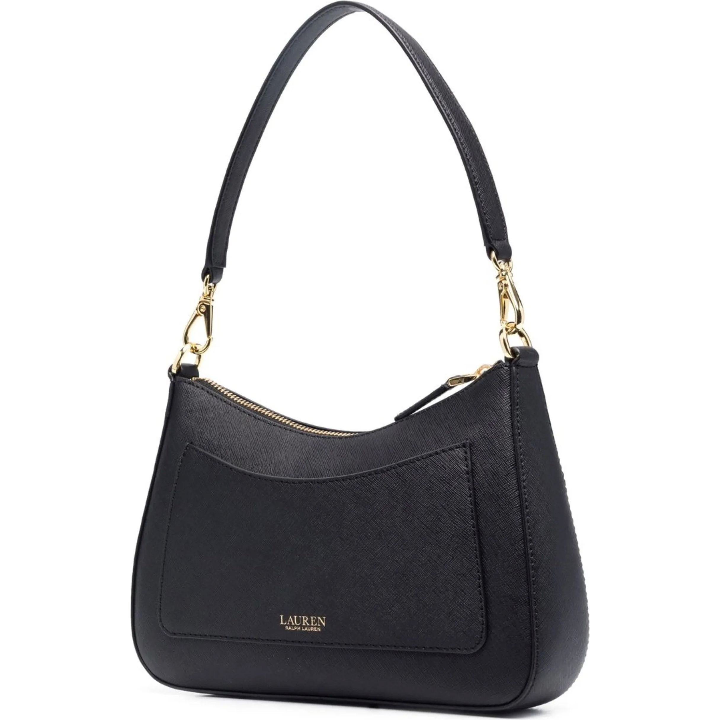 LAUREN RALPH LAUREN Rankinė per petį moterims, Juoda, Danni 26 medium shoulder bag 2