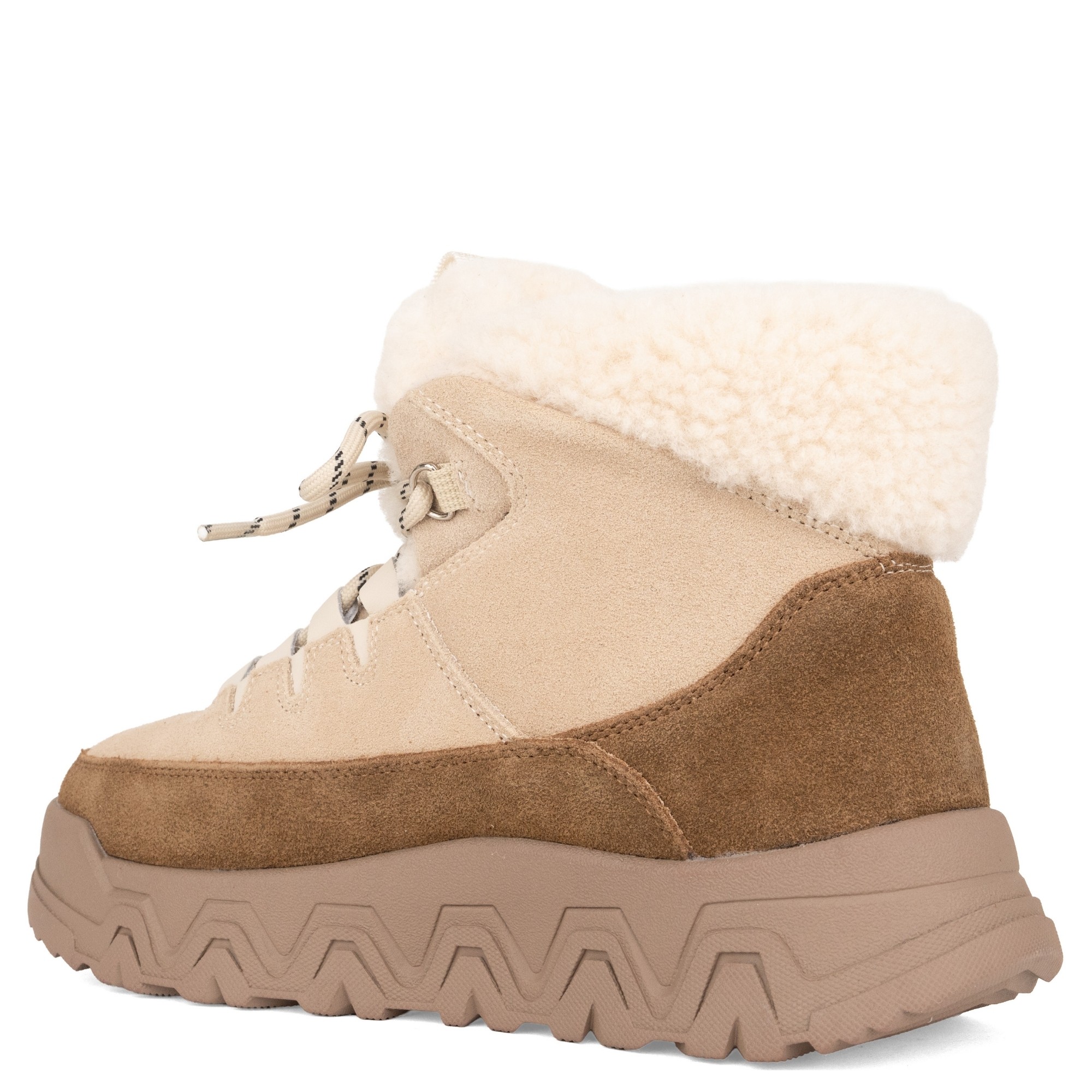 LINDA BAUMANN Pašiltinti aulinukai moterims, Smėlio, Wm booties, ldb6044-252053-wobei 3