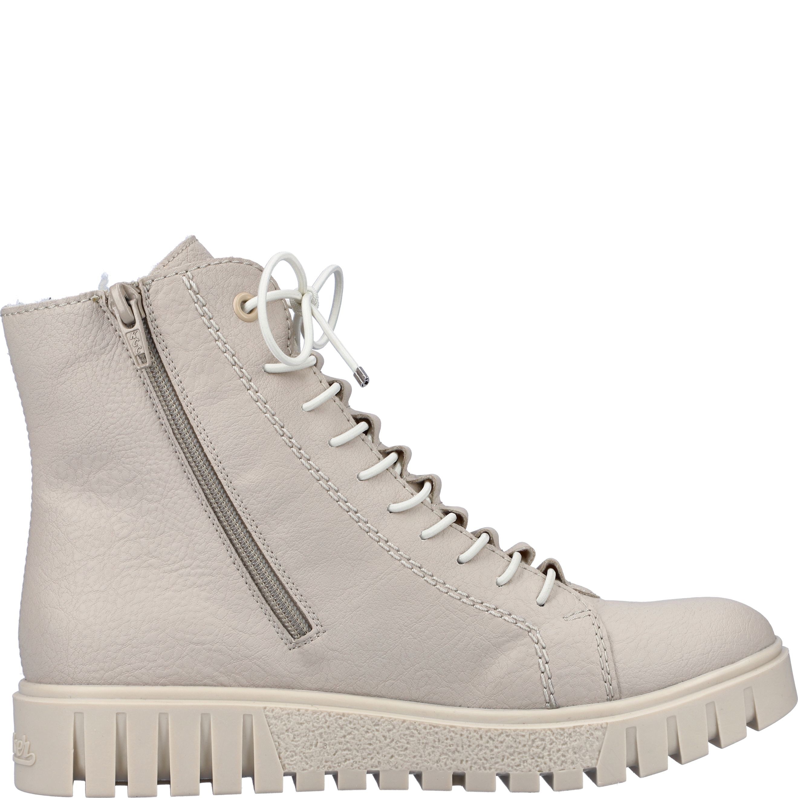 RIEKER Aulinukai moterims, Smėlio, Ladies mid height boots 5