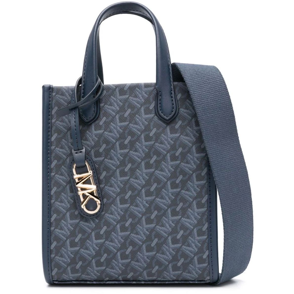 MICHAEL KORS Rankinė per petį moterims, Mėlyna, Xs ns shopper tote xbody 1