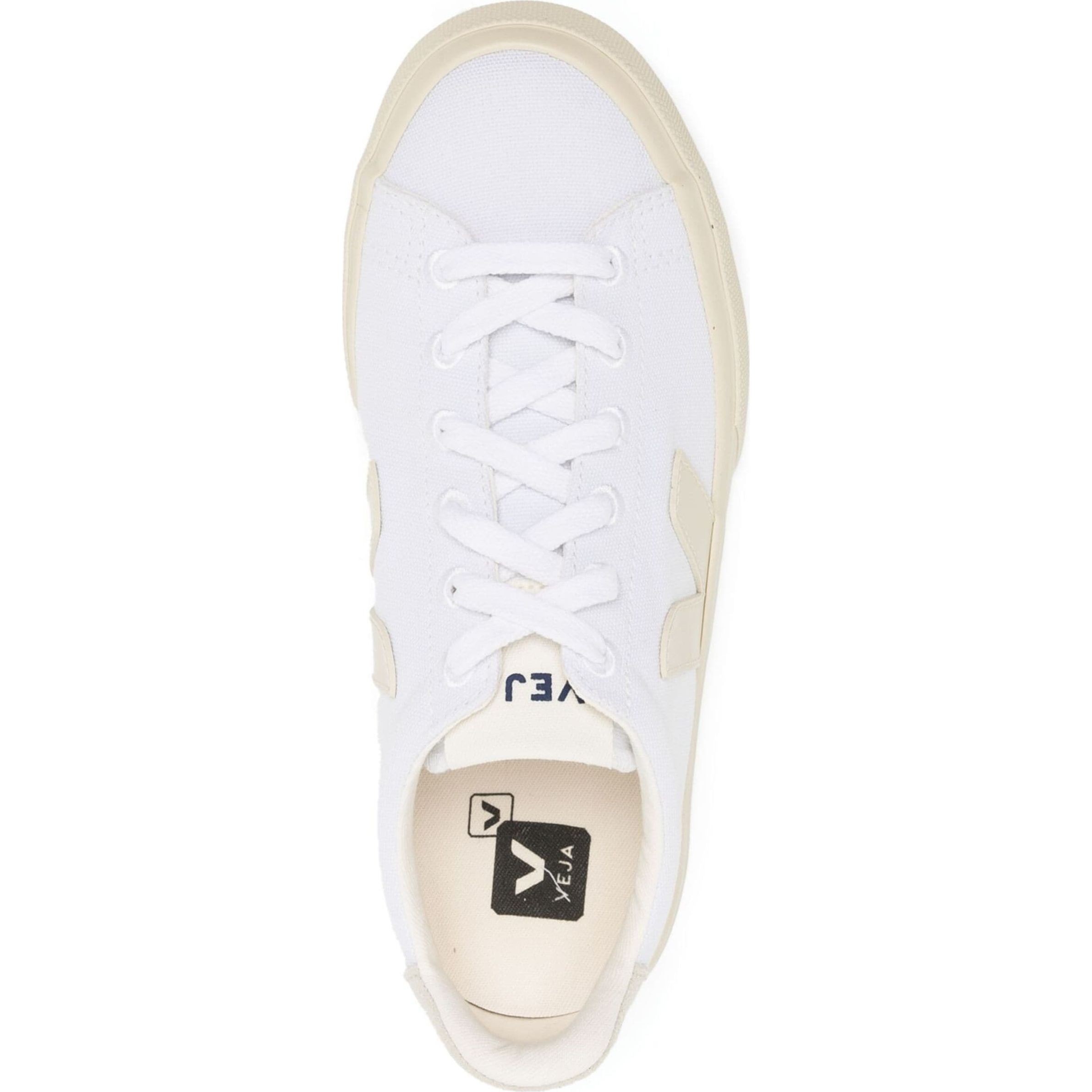 VEJA Laisvalaikio bateliai moterims, Balta, Campo sneakers 4