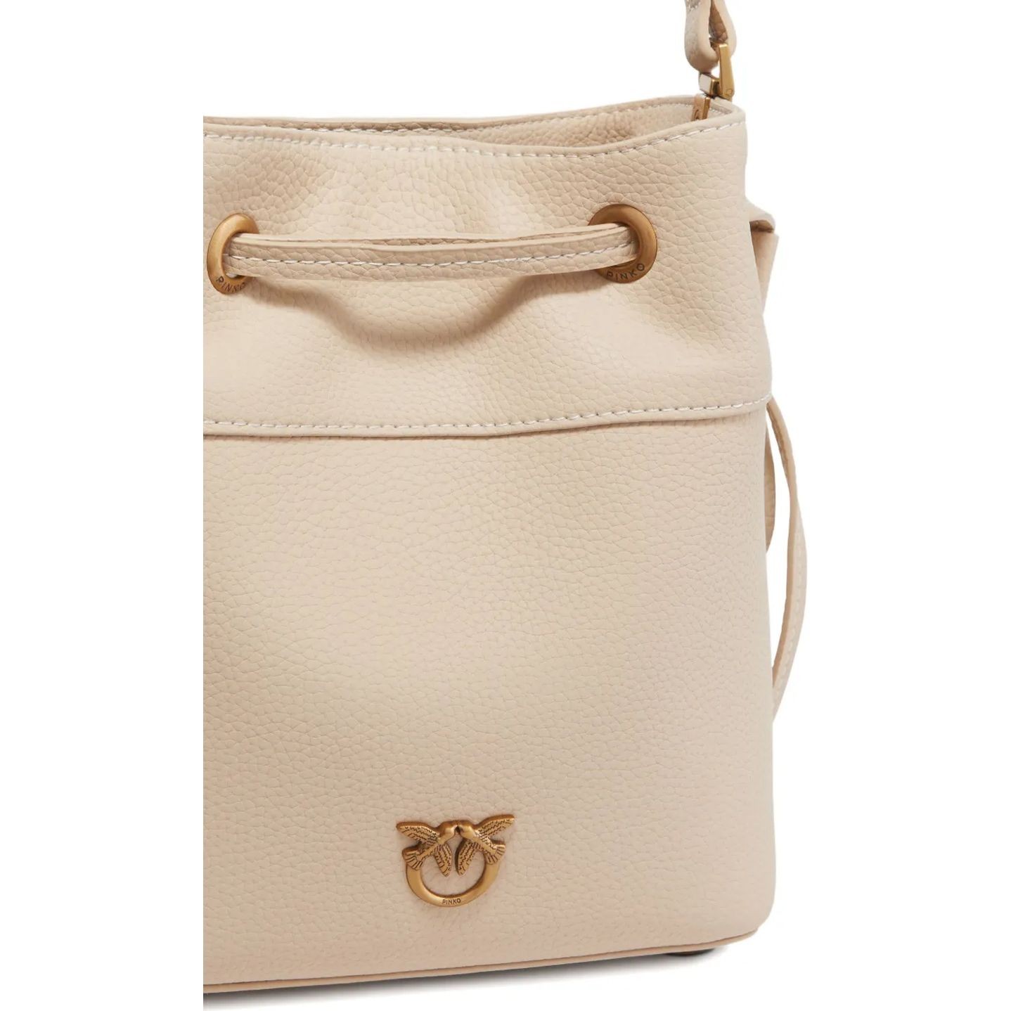 PINKO Rankinė per petį moterims, Smėlio, Secchiello mini should bag 3