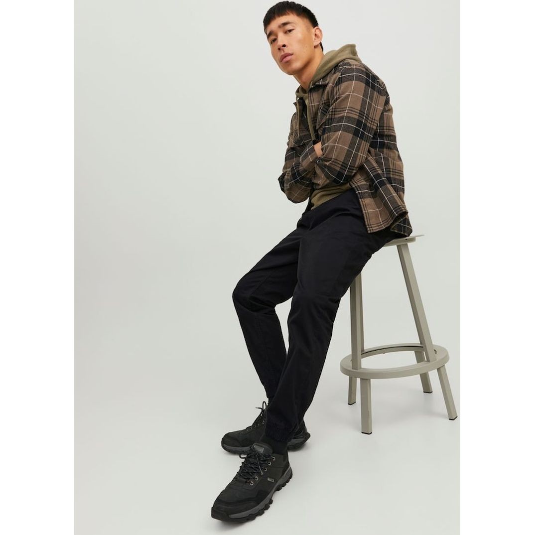 JACK & JONES Kelnės vyrams, Juoda, Kelnės 8