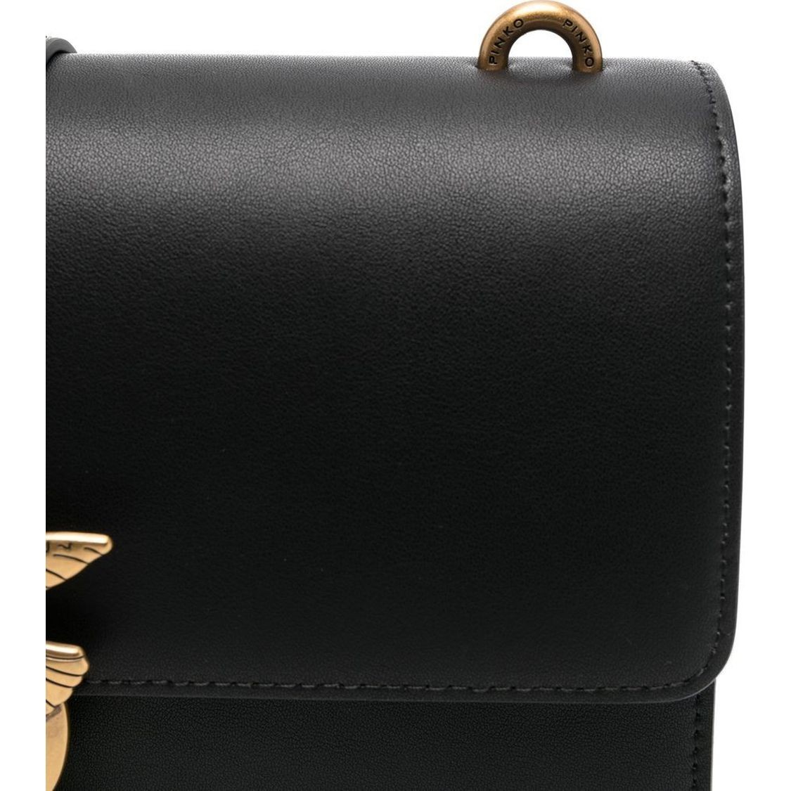 PINKO Rankinė per petį moterims, Juoda, Love classic icon crossbody 3