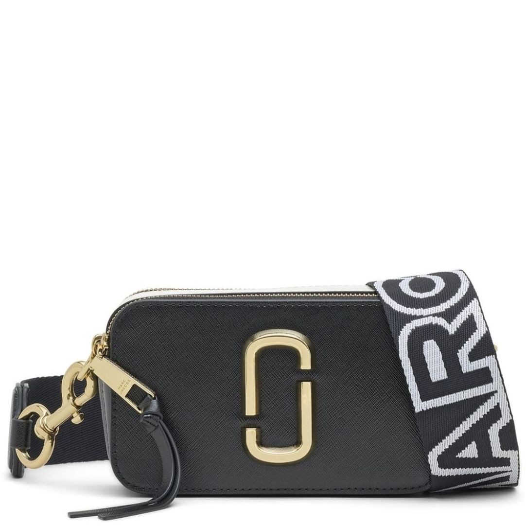 MARC JACOBS Rankinė per petį moterims, Juoda, The snapshot 1