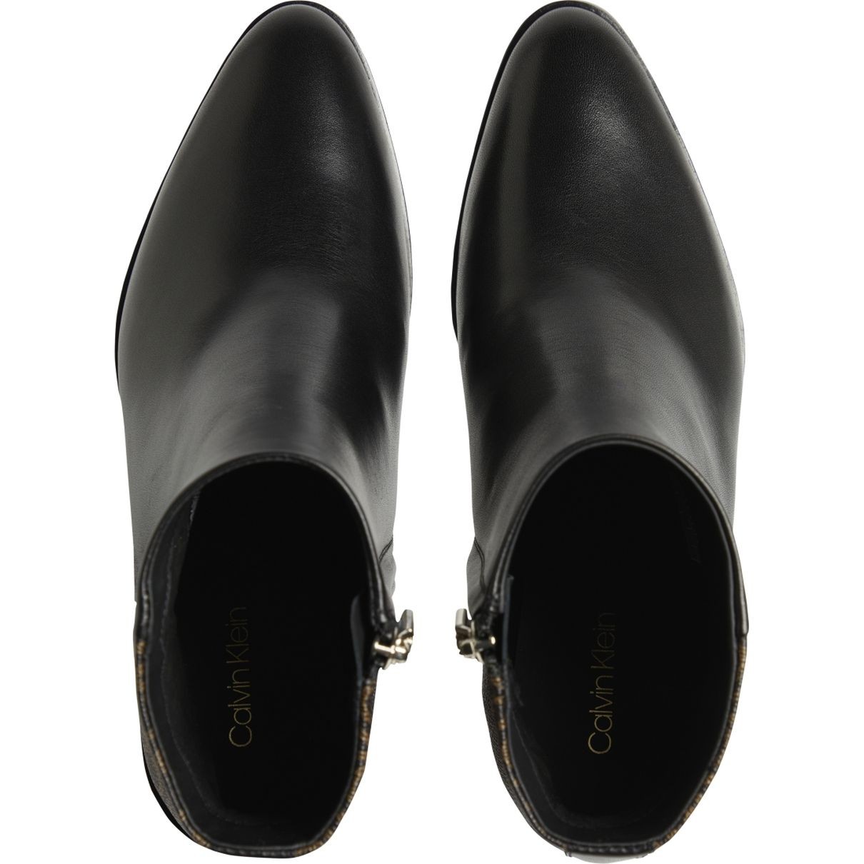 CALVIN KLEIN Aulinukai moterims, Juoda, ALMOND ANKLE BOOT 55 - 4