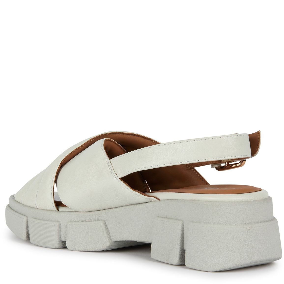 GEOX Basutės moterims, Smėlio, LISBONA SANDALS 3