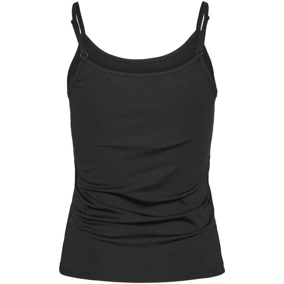 VERO MODA Marškiniai be rankovių moterims, Juoda, Million singlet 2