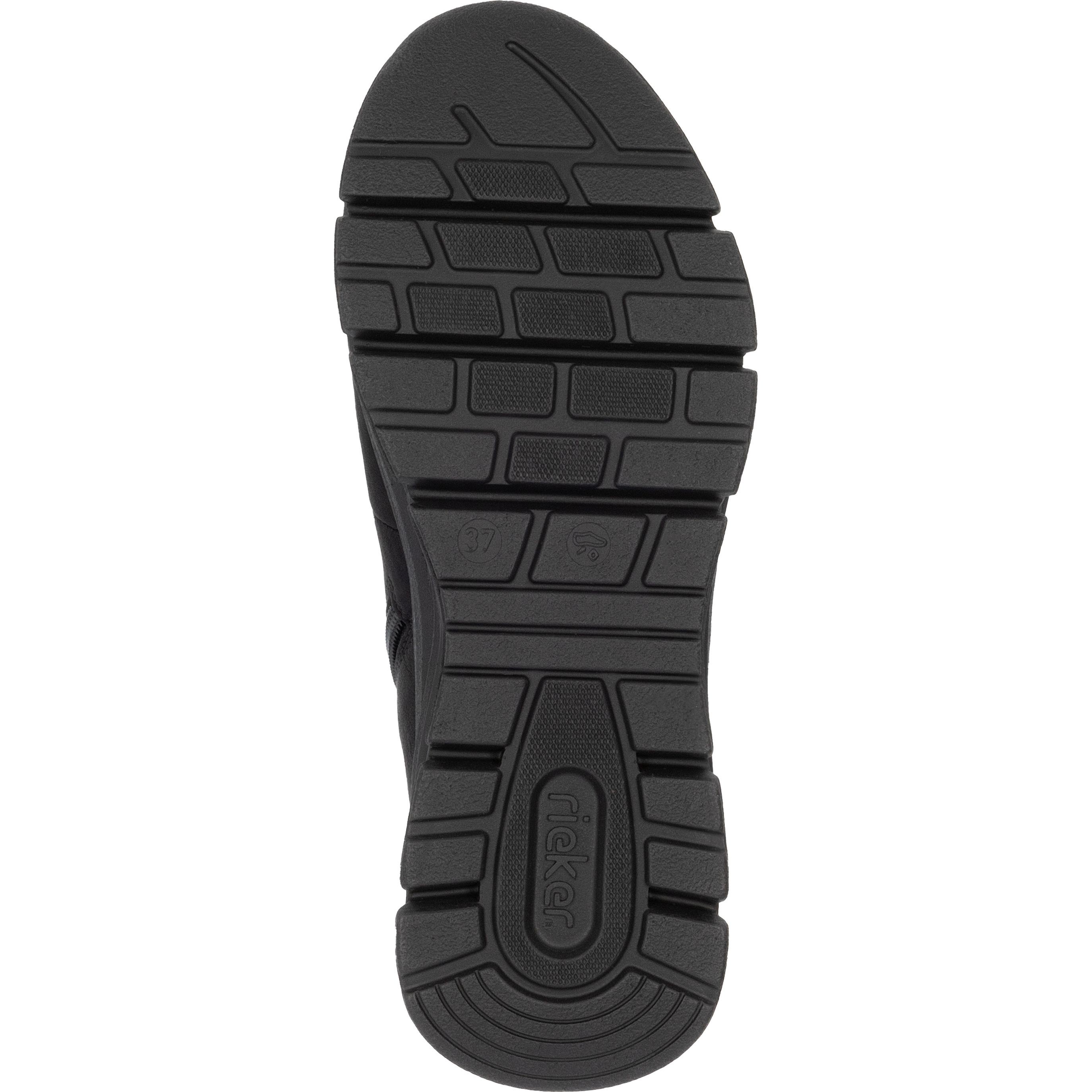 RIEKER Aulinukai moterims, Juoda, Ladies mid height boots 9