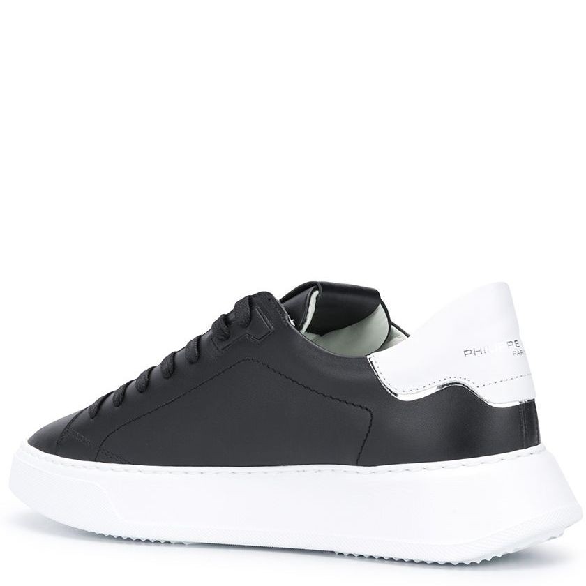 PHILIPPE MODEL Sportiniai bateliai vyrams, Juoda, Temple low man sneaker 3