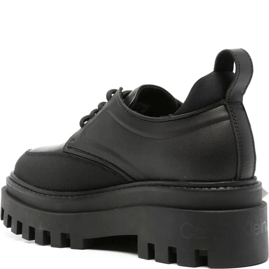 CALVIN KLEIN JEANS Klasikiniai batai moterims, Juoda, Flatform laceup derby 3