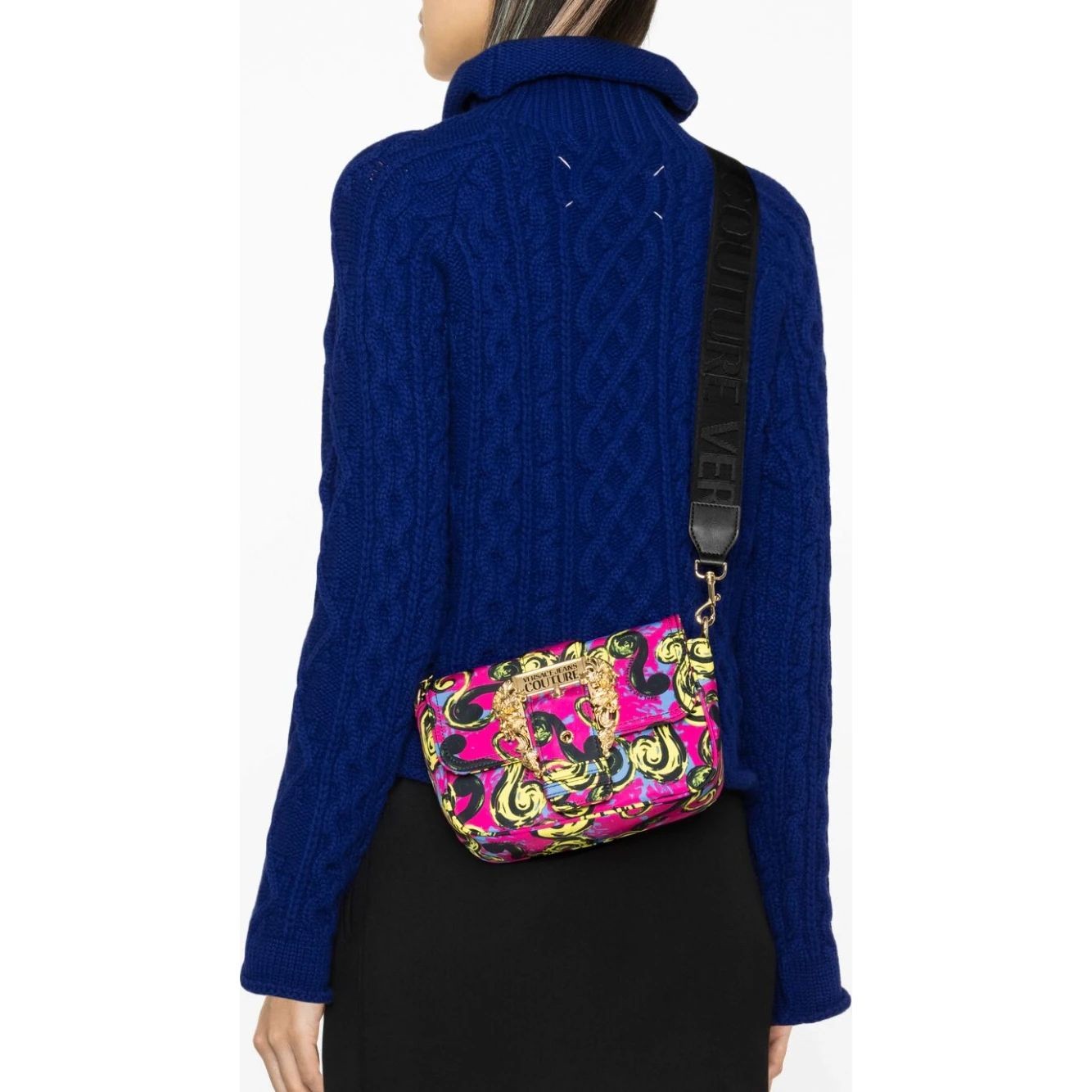 VERSACE JEANS CUTURE Rankinė per petį moterims, Range f - couture crossbody 3