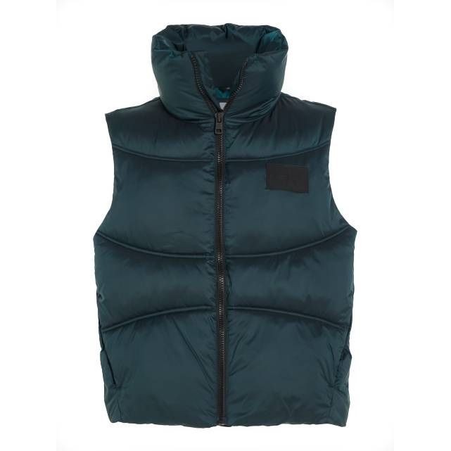 CALVIN KLEIN JEANS Pūkinė liemenė vyrams, Mėlyna, Two tone ripstop vest 1