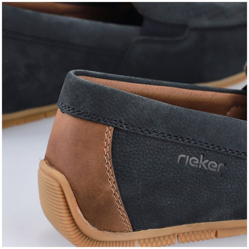 RIEKER Mokasinai vyrams, Mėlyna, MOCASINS 8