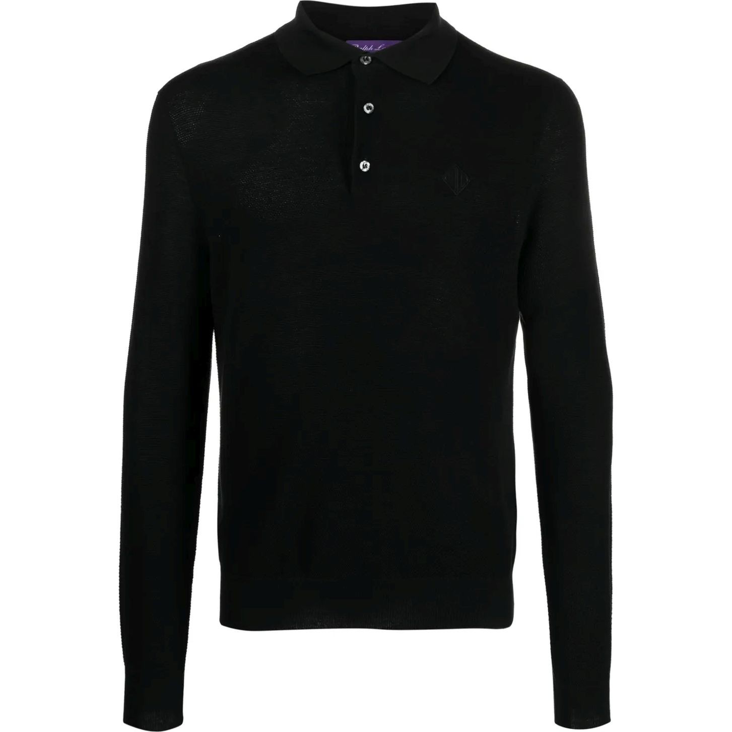 RALPH LAUREN PURPLE Sportinis nertinis vyrams, Juoda, Polo long sleeve pullover