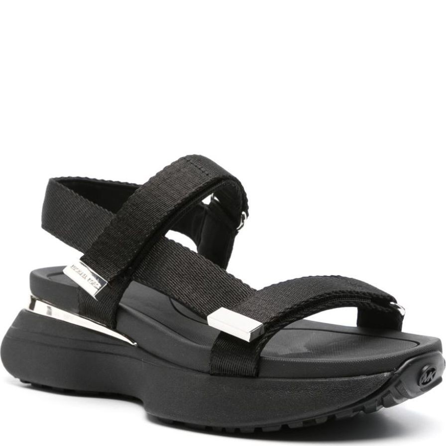 MICHAEL KORS Basutės moterims, Juoda, Ari sandal 2