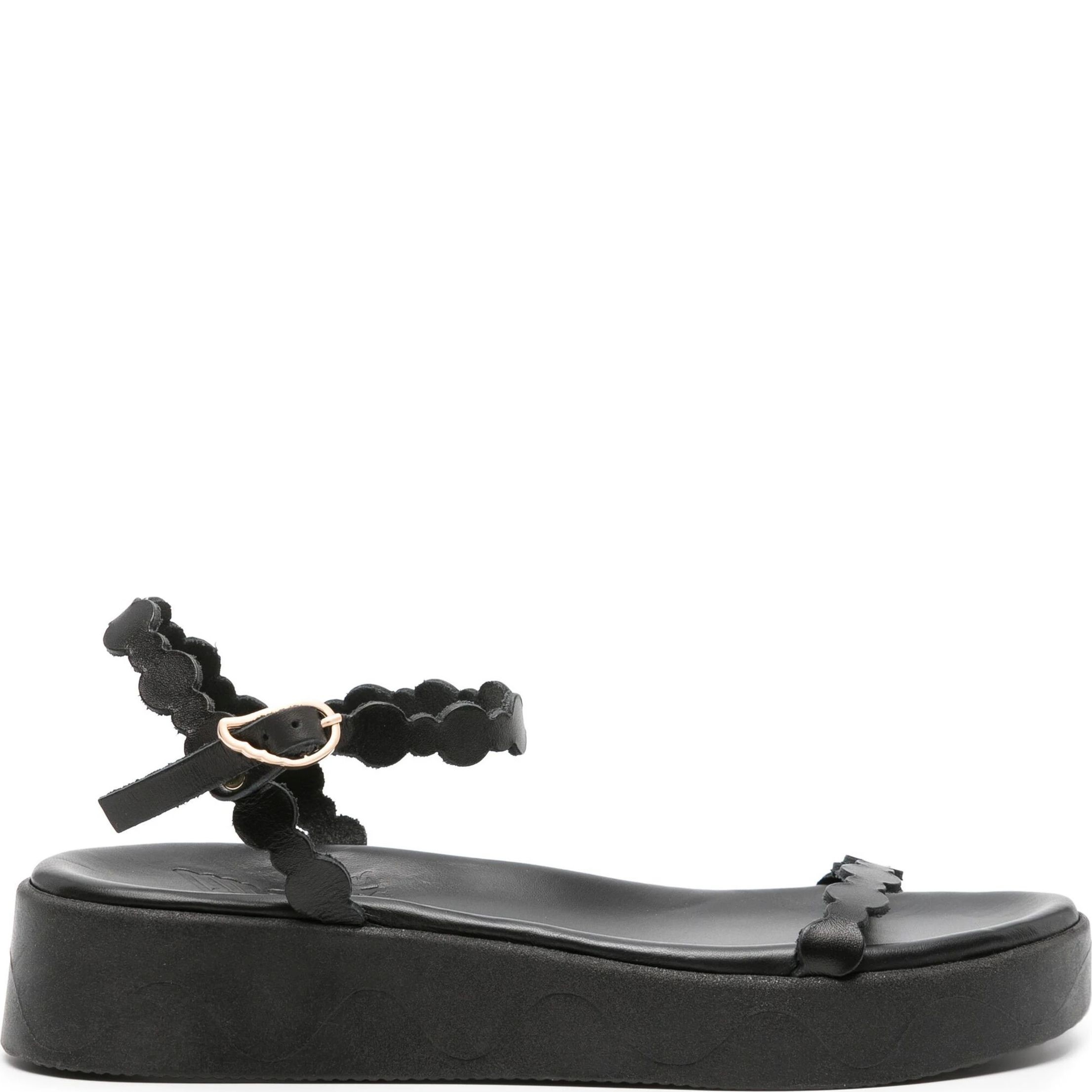 ANCIENT GREEK SANDAL Basutės moterims, Juoda, Toxo vachetta sandals 2